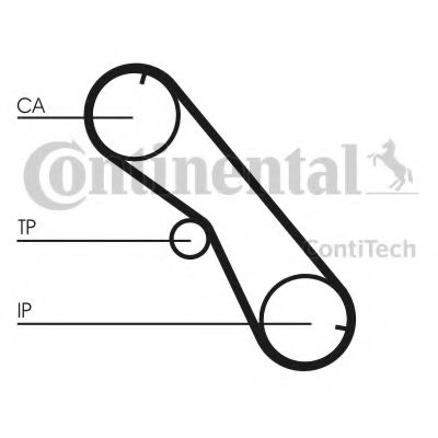 CONTITECH - CT1089K1 - Комплект ремня ГРМ (Ременный привод)