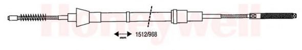 BENDIX - 432826B - Трос, стояночная тормозная система