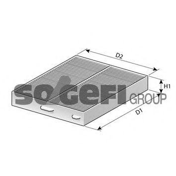 FRAM - CF10825 - Фильтр, воздух во внутренном пространстве (Отопление / вентиляция)