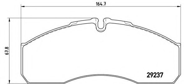 BREMBO - P 50 083 - Комплект тормозных колодок, дисковый тормоз (Тормозная система)