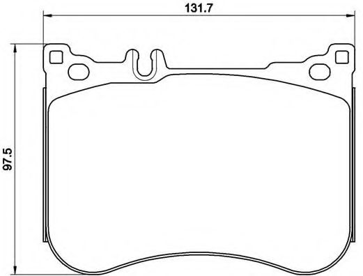 BREMBO - P 50 114 - Комплект тормозных колодок, дисковый тормоз (Тормозная система)