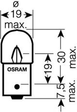 OSRAM - 5627 - Лампа накаливания, фонарь указателя поворота (Сигнализация)