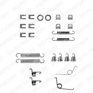 DELPHI - LY1015 - Комплектующие, тормозная колодка (Тормозная система)