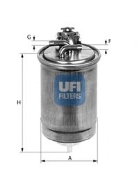 UFI - 24.365.01 - Топливный фильтр (Система подачи топлива)