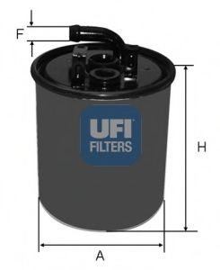 UFI - 24.416.00 - Топливный фильтр (Система подачи топлива)