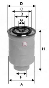SOFIMA - S 0410 NR - Топливный фильтр (Система подачи топлива)