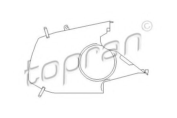 TOPRAN - 110 882 - Кожух, зубчатый ремень (Ременный привод)
