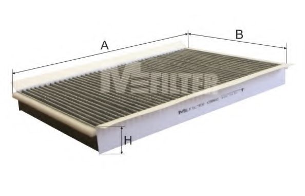 MFILTER - K 986C - Фильтр, воздух во внутренном пространстве (Отопление / вентиляция)