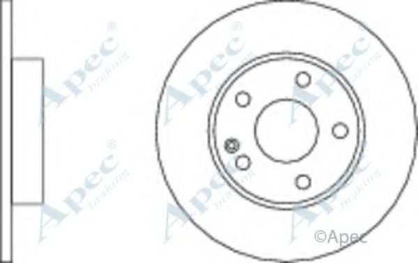 APEC BRAKING - DSK2276 - Тормозной диск (Тормозная система)