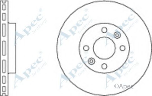 APEC BRAKING - DSK2277 - Тормозной диск (Тормозная система)