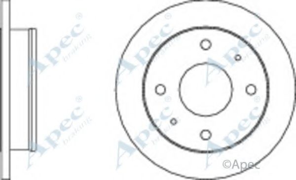 APEC BRAKING - DSK2171 - Тормозной диск (Тормозная система)