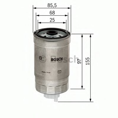 BOSCH - F 026 402 048 - Топливный фильтр (Система подачи топлива)