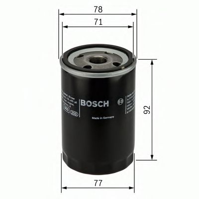 BOSCH - F 026 407 017 - Масляный фильтр (Смазывание)