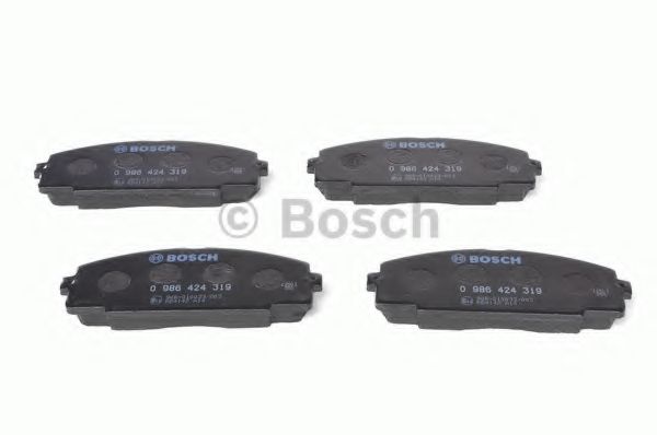 BOSCH - 0 986 424 319 - Комплект тормозных колодок, дисковый тормоз (Тормозная система)