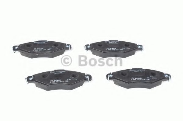 BOSCH - 0 986 424 453 - Комплект тормозных колодок, дисковый тормоз (Тормозная система)