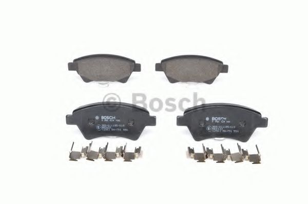 BOSCH - 0 986 424 785 - Комплект тормозных колодок, дисковый тормоз (Тормозная система)