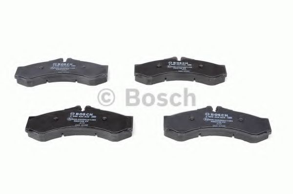 BOSCH - 0 986 424 832 - Комплект тормозных колодок, дисковый тормоз (Тормозная система)