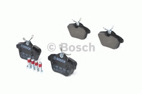 BOSCH - 0 986 494 020 - Комплект тормозных колодок, дисковый тормоз (Тормозная система)