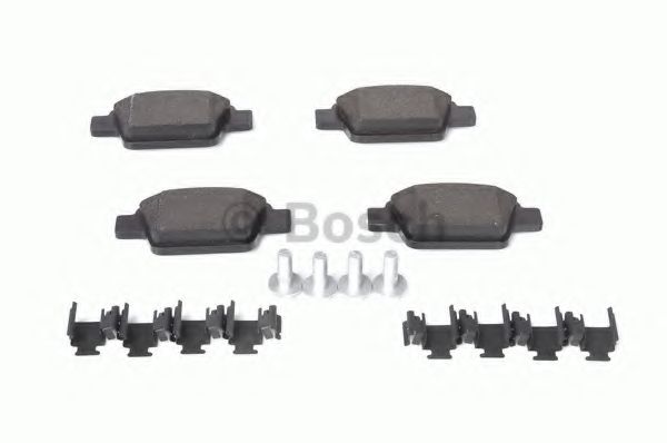 BOSCH - 0 986 494 030 - Комплект тормозных колодок, дисковый тормоз (Тормозная система)