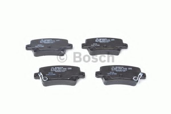 BOSCH - 0 986 494 249 - Комплект тормозных колодок, дисковый тормоз (Тормозная система)