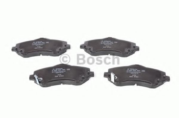 BOSCH - 0 986 494 493 - Комплект тормозных колодок, дисковый тормоз (Тормозная система)