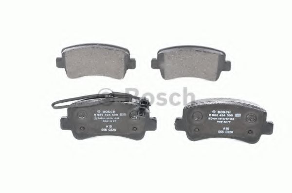 BOSCH - 0 986 494 500 - Комплект тормозных колодок, дисковый тормоз (Тормозная система)