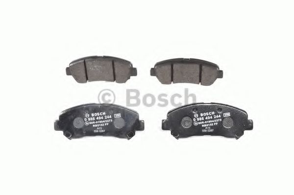 BOSCH - 0 986 494 244 - Комплект тормозных колодок, дисковый тормоз (Тормозная система)