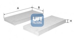 UFI - 53.080.00 - Фильтр, воздух во внутренном пространстве (Отопление / вентиляция)