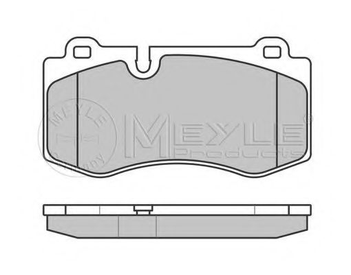 MEYLE - 025 239 6018 - Комплект тормозных колодок, дисковый тормоз (Тормозная система)