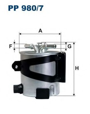 FILTRON - PP980/7 - Топливный фильтр (Система подачи топлива)