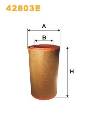 WIX FILTERS - 42803E - Воздушный фильтр (Система подачи воздуха)