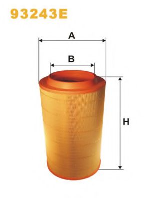 WIX FILTERS - 93243E - Воздушный фильтр (Система подачи воздуха)