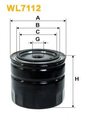 WIX FILTERS - WL7112 - Масляный фильтр (Смазывание)