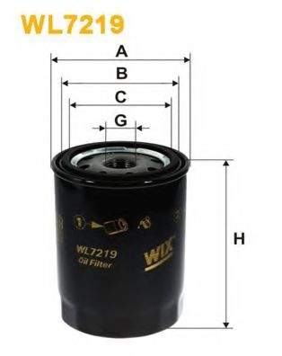 WIX FILTERS - WL7219 - Масляный фильтр (Смазывание)