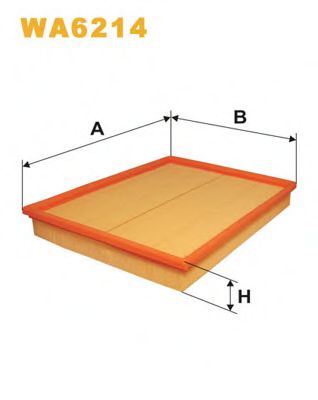 WIX FILTERS - WA6214 - Воздушный фильтр (Система подачи воздуха)