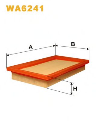 WIX FILTERS - WA6241 - Воздушный фильтр (Система подачи воздуха)