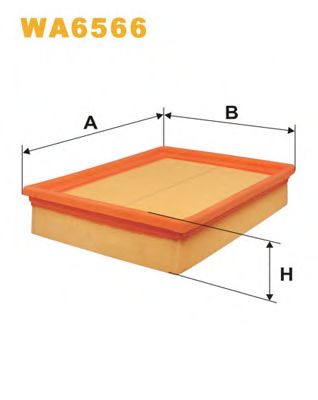 WIX FILTERS - WA6566 - Воздушный фильтр (Система подачи воздуха)