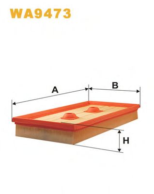 WIX FILTERS - WA9473 - Воздушный фильтр (Система подачи воздуха)