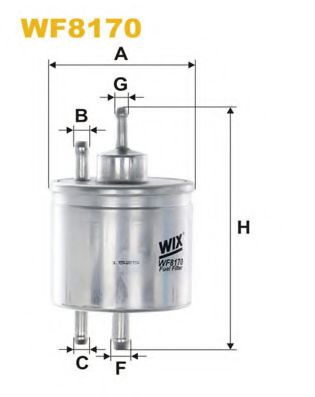 WIX FILTERS - WF8170 - Топливный фильтр (Система подачи топлива)