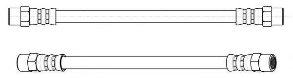 CEF - 510014 - Тормозной шланг (Тормозная система)