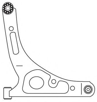 FRAP - 2560 - Рычаг независимой подвески колеса, подвеска колеса (Подвеска колеса)