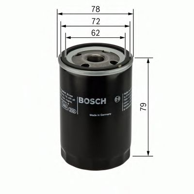 BOSCH - 0 451 103 370 - Масляный фильтр (Смазывание)