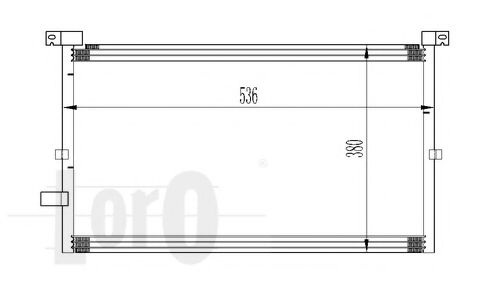 LORO - 017-016-0012 - Конденсатор, кондиционер (Кондиционер)