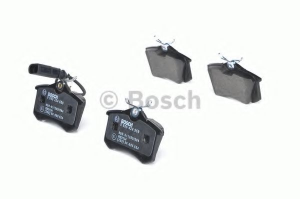 BOSCH - 0 986 424 559 - Комплект тормозных колодок, дисковый тормоз (Тормозная система)