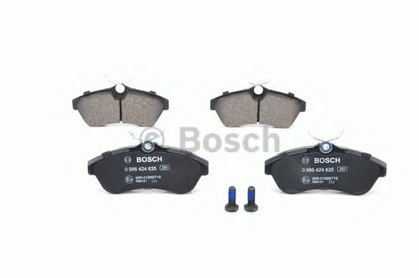 BOSCH - 0 986 424 635 - Комплект тормозных колодок, дисковый тормоз (Тормозная система)