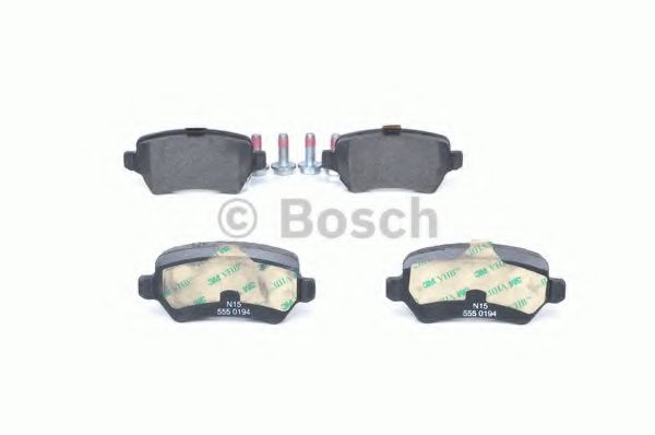 BOSCH - 0 986 424 646 - Комплект тормозных колодок, дисковый тормоз (Тормозная система)