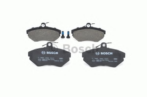 BOSCH - 0 986 494 010 - Комплект тормозных колодок, дисковый тормоз (Тормозная система)