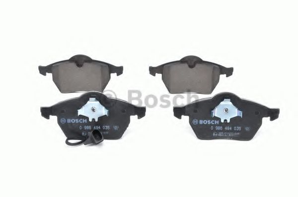 BOSCH - 0 986 494 035 - Комплект тормозных колодок, дисковый тормоз (Тормозная система)