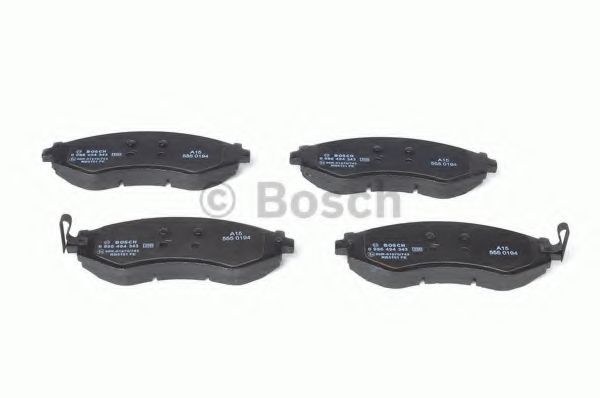 BOSCH - 0 986 494 343 - Комплект тормозных колодок, дисковый тормоз (Тормозная система)