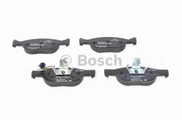 BOSCH - 0 986 424 246 - Комплект тормозных колодок, дисковый тормоз (Тормозная система)